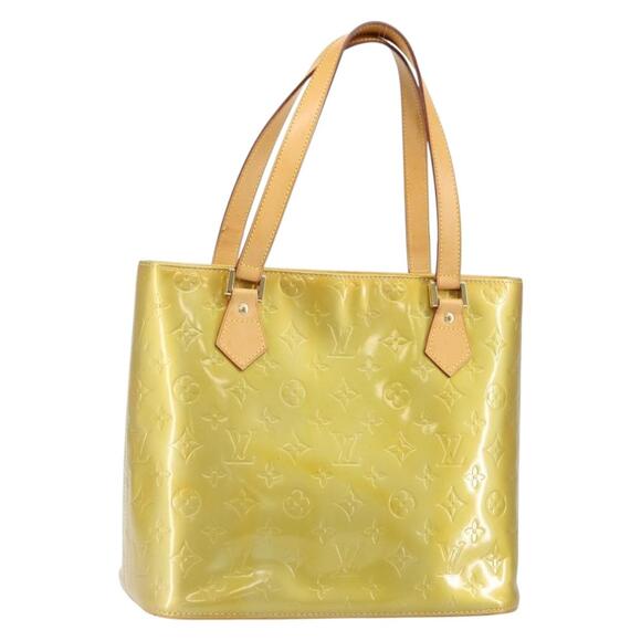 LOUIS VUITTON Monogram Vernis Houston Hand Bag Gris M91053 - Picture 1 of 13